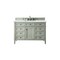 James Martin Vanities Brittany 48in Single Vanity, Sage Green w/ 3 CM Ethereal Noctis Quartz Top 650-V48-SGR-3ENC - alternate 1